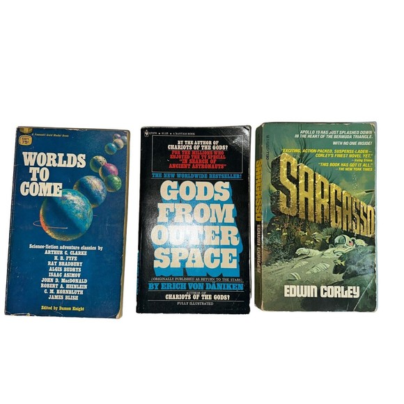 Vintage Science Fiction Sci-fi  Book Lot of 6 Star Trek and more - Picture 10 of 13